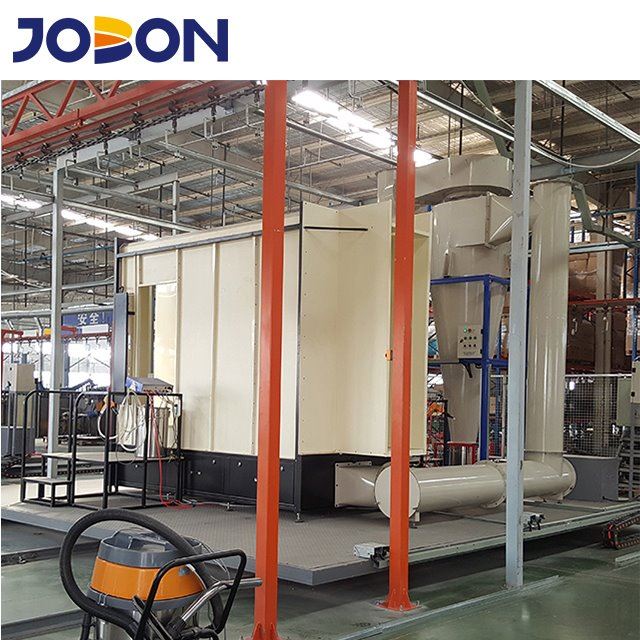 pvc powder coating booth with cyclone