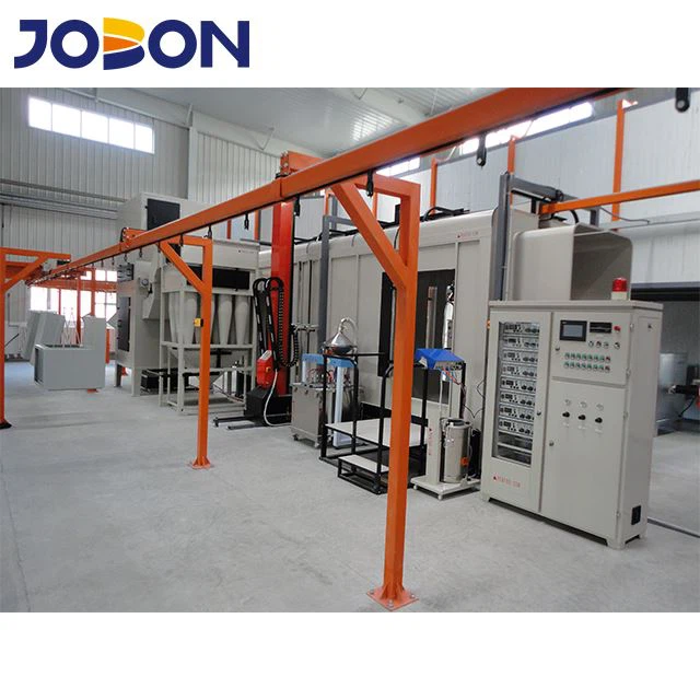 Automatisk pulverlackeringsbås