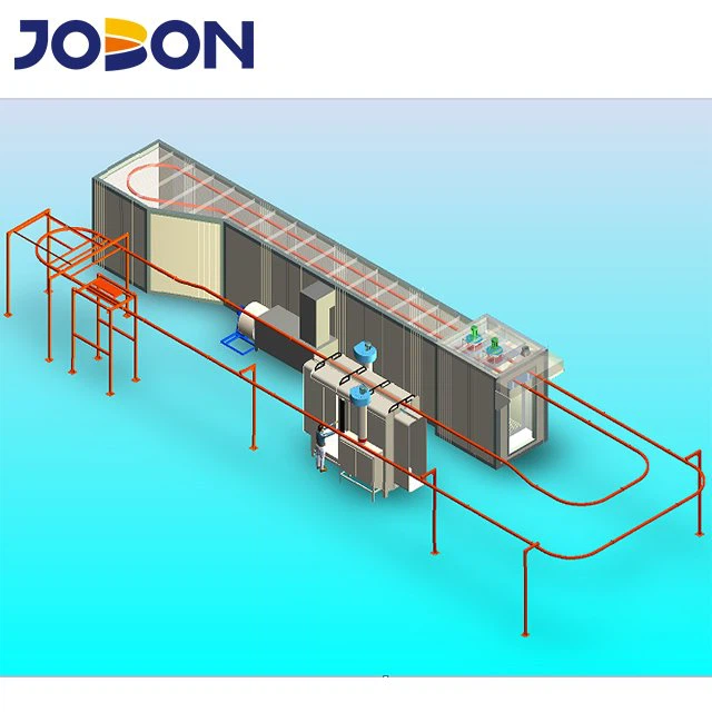 Halvautomatisk pulverlackeringslinje